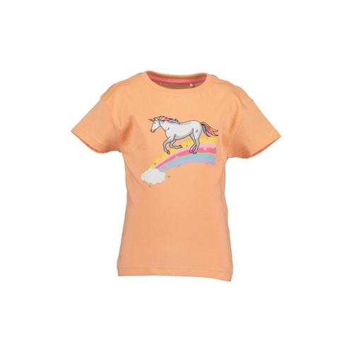 T-shirt - oranje - paardenprint - maten: 104, 92, 98 - Blue, Kinderen en Baby's, Kinderkleding | Overige, Nieuw, Verzenden
