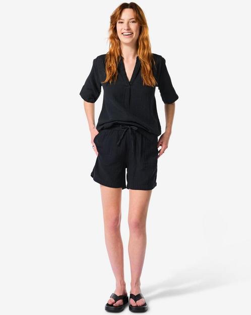 HEMA Damesshort Kai zwart, Kleding | Dames, Overige Dameskleding, Nieuw, Verzenden