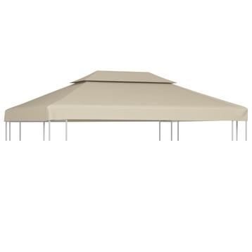 Beige Prieeldoek 3x4m - OP=OP! Laagste Prijs Garantie beschikbaar voor biedingen