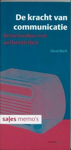 De kracht van communicatie / Sales memos 9789013022193, Verzenden, Zo goed als nieuw, D. Bloch