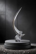 Daum - sculptuur, DAUM France – Sculpture de Dauphin en, Antiek en Kunst