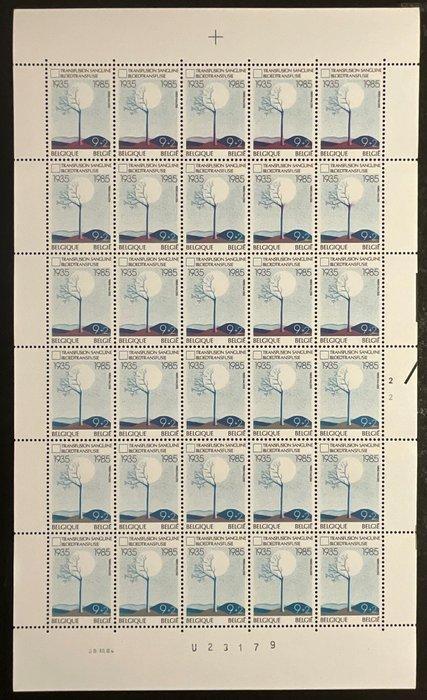 België 1985 - Rode Kruis - Bloedtransfusie - Allegorie -, Postzegels en Munten, Postzegels | Europa | België
