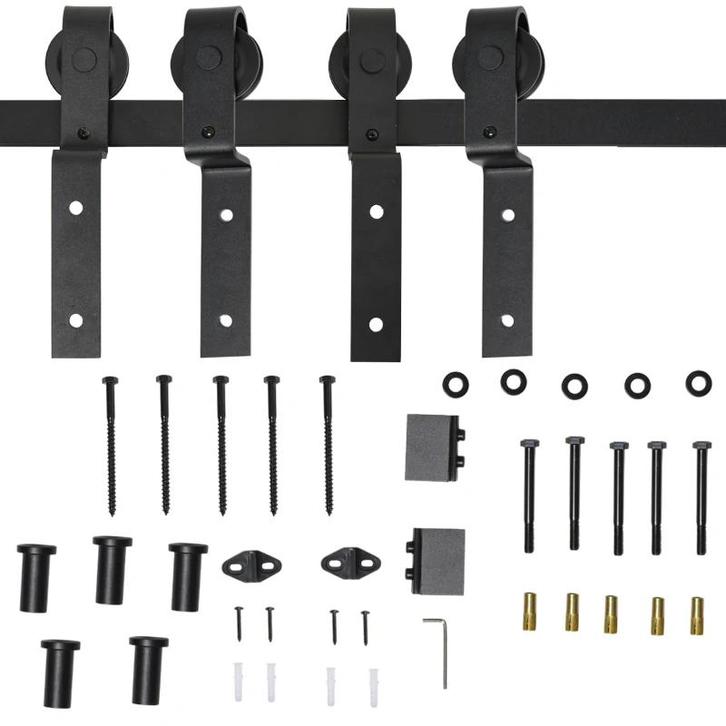 TRUUSK Schuifdeursysteem - Looprail en Schuifdeurbeslag - Vo, Doe-het-zelf en Verbouw, IJzerwaren en Bevestigingsmiddelen, Nieuw