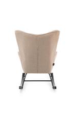 Aemely® Schommelstoel Mama - Beige Teddy, Zwart Hout, Ophalen of Verzenden, Nieuw, Stoel(en)