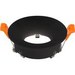 Spot Armatuur GU10 - Inbouwspot - Rond - Zwart - Aluminium -, Huis en Inrichting, Lampen | Spots, Metaal of Aluminium, Nieuw, Ophalen of Verzenden