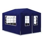 Partytent Feesttent 3x4 mtr blauw (3x4 meter), Tuin en Terras, Verzenden, Nieuw, 2 meter of meer, Partytent