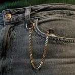 Bicolor gouden horlogeketting; Chatelaine (voor aan een z..., Ophalen of Verzenden, Goud