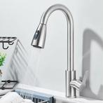 RVS keukenkraan uittrekbaar warm en koud mengkraan, Verzenden, Nieuw