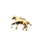 Gouden hanger van een paard (paard hanger, gouden paard), Ophalen of Verzenden, Gebruikt, Goud, Overige merken