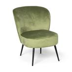 Fauteuil Frida - groen - 77x69x60 cm, Huis en Inrichting, Verzenden, Nieuw