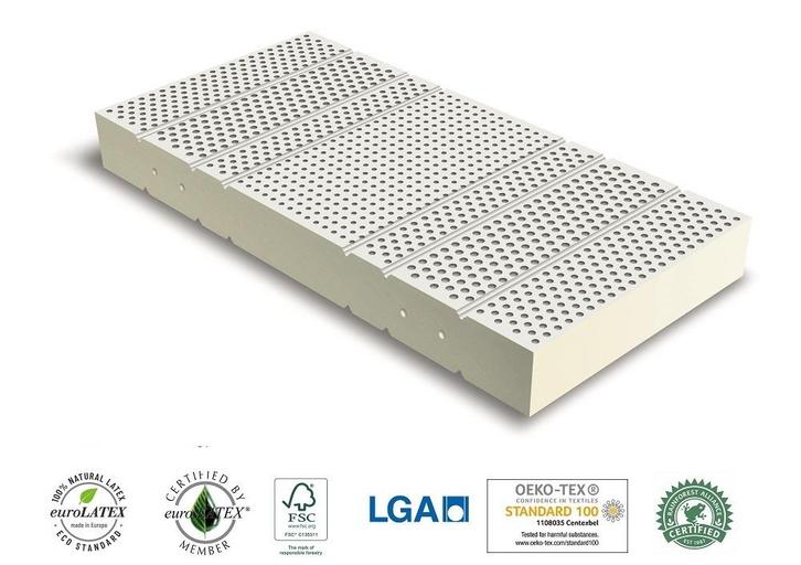 Biologisch 100% Natuur Latex matras - diverse maten, Huis en Inrichting, Slaapkamer | Matrassen en Bedbodems, Nieuw, Verzenden