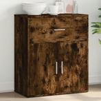 vidaXL Dressoir 60x31x70 cm bewerkt hout gerookt, Verzenden, Nieuw, 50 tot 100 cm, 25 tot 50 cm