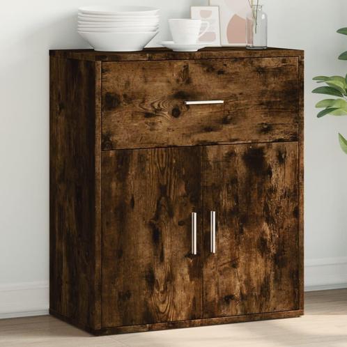vidaXL Dressoir 60x31x70 cm bewerkt hout gerookt, Huis en Inrichting, Kasten | Dressoirs, 25 tot 50 cm, Nieuw, 50 tot 100 cm, Overige houtsoorten
