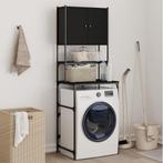 vidaXL Wasmachinekast 68x48,5x194 cm zwart, Verzenden, Nieuw