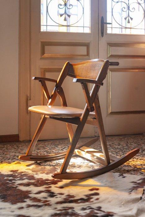 Norquist - Stoel - Kroon Wonderfold - Walnoot - Opvouwbare, Antiek en Kunst, Antiek | Meubels | Stoelen en Banken