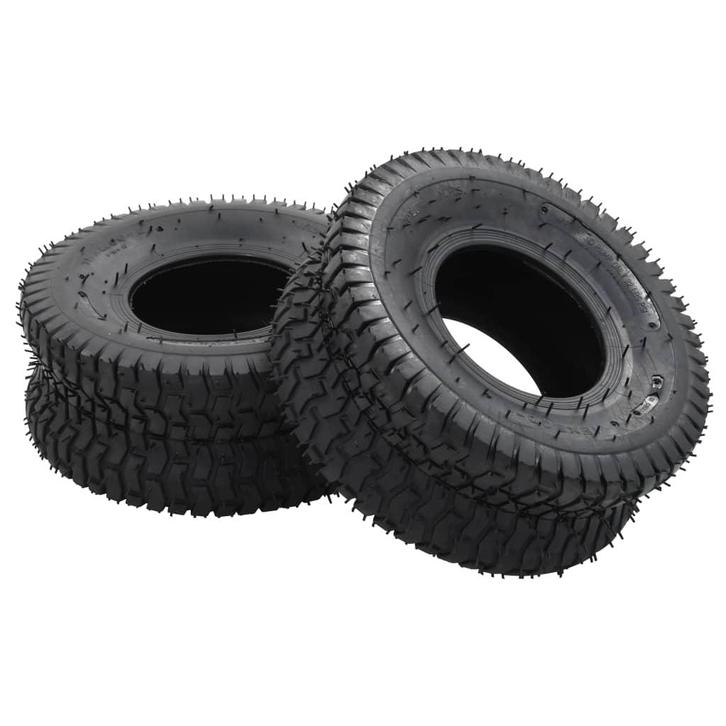 vidaXL Kruiwagenbanden 2 st 15x6.00-6 4PR rubber, Tuin en Terras, Hand-tuingereedschap, Nieuw, Verzenden