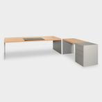 Renz Size designbureau en ladeblok - Eiken / aluminium, Nieuw, Ophalen of Verzenden