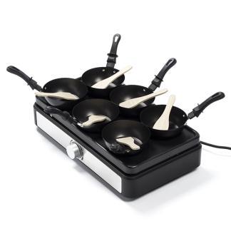 Wok gourmet | Nedis | 600W (6 personen, Anti-aanbaklaag), Huis en Inrichting, Keuken | Keukenbenodigdheden, Nieuw, Verzenden