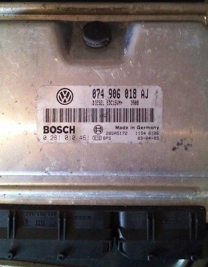 ECU Computer T4 Transporter AXG  074906018AJ 2.5 TDI AXG, Auto-onderdelen, Carrosserie en Plaatwerk, Verzenden