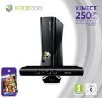 Xbox 360 Slim 250GB + Controller in Doos (Kinect Bundel), Ophalen of Verzenden, Zo goed als nieuw