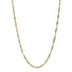 Gouden vintage singapore collier 14 krt, Ophalen of Verzenden, Nieuw
