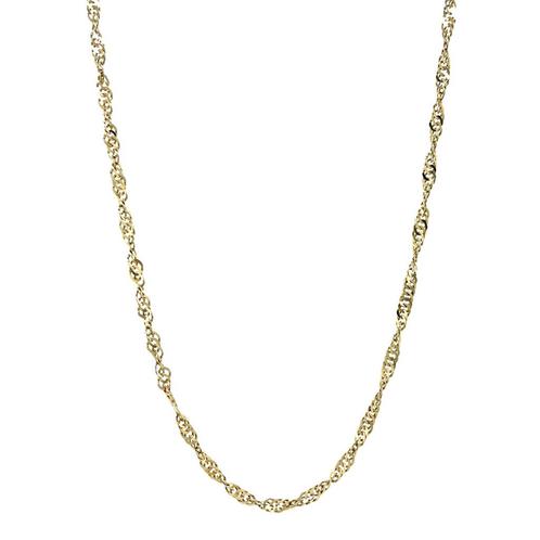 Gouden vintage singapore collier 14 krt, Sieraden, Tassen en Uiterlijk, Kettingen, Nieuw, Ophalen of Verzenden