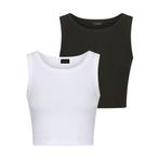 Laura Scott Crop-top in ribkwaliteit (2 stuks), Kleding | Dames, Tops, Verzenden, Nieuw