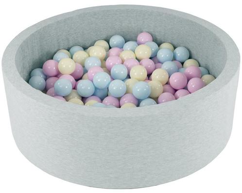 Ronde ballenbak met 150 ballen - pastelkleuren - 90x30 cm..., Kinderen en Baby's, Speelgoed | Babyspeelgoed, Nieuw, Ophalen of Verzenden