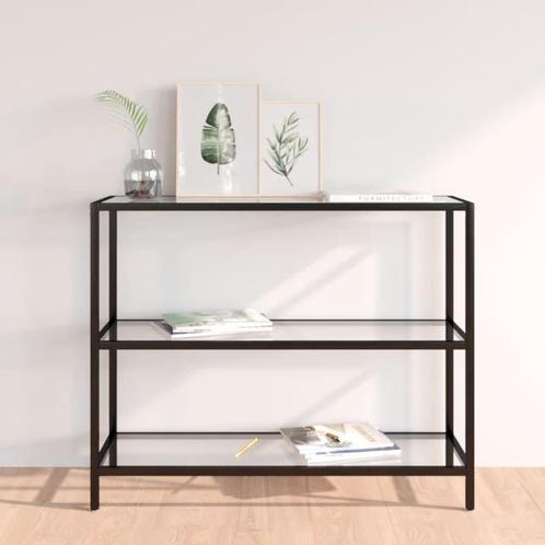 vidaXL Schap 100x36x90 cm gehard glas, Huis en Inrichting, Kasten | Boekenkasten, 25 tot 50 cm, Nieuw, Glas, Minder dan 100 cm