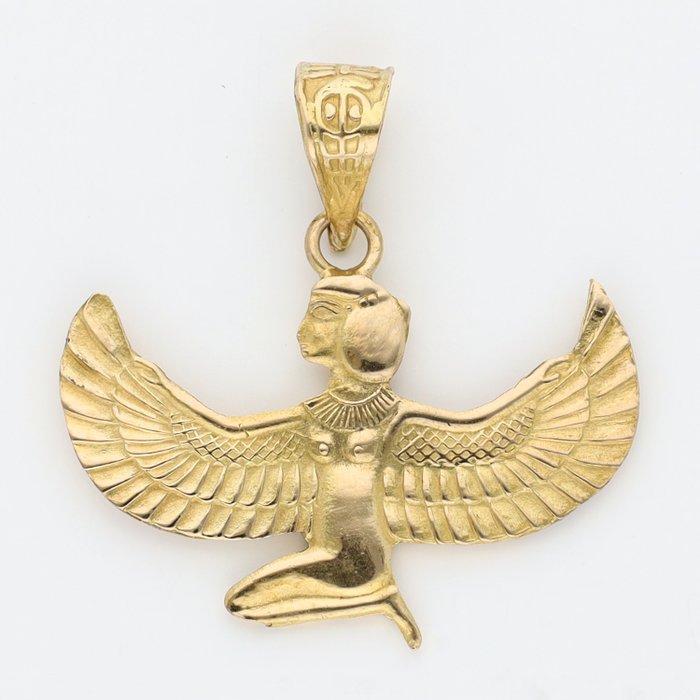 Hanger - 18 karaat Geel goud, Sieraden, Tassen en Uiterlijk, Antieke sieraden