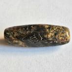 Indus Vallei Jasper Kralenzegelamulet met inscriptie - 42 mm, Antiek en Kunst