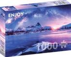 Melkweg over de Lofoten - Norwegen Puzzel (1000 stukjes) |, Hobby en Vrije tijd, Denksport en Puzzels, Nieuw, Verzenden