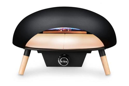 Tweedekans | Le Feu Turtle 3.0 Gas Pizzaoven – Zwart – Ø52, Tuin en Terras, Haardhout, Ophalen of Verzenden