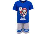 Kinderpyjama - Shortama - Super Mario - Blauw/Grijs, Kinderen en Baby's, Kinderkleding | Schoenen en Sokken, Nieuw, Verzenden