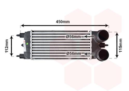 INTERCOOLER VOOR CITROEN C5 RD/TD 2008-2017, Auto-onderdelen, Airco en Verwarming, Nieuw, Ophalen of Verzenden