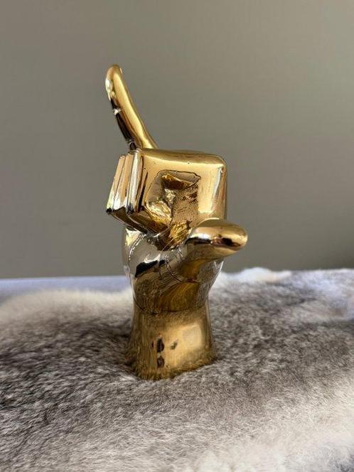 sculptuur, Ik hou van jou - 1,3 kg - 24 cm - Gelakt, Antiek en Kunst, Curiosa en Brocante
