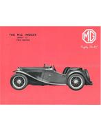 1949 MG MIDGET TC BROCHURE ENGELS, Boeken, Nieuw, Author