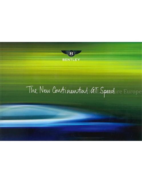2012 BENTLEY CONTINENTAL GT SPEED BROCHURE ENGELS, Boeken, Auto's | Folders en Tijdschriften