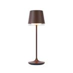 Tafellamp roestbruin incl. LED IP65 oplaadbaar met, Huis en Inrichting, Lampen | Tafellampen, Nieuw, Modern, Minder dan 50 cm