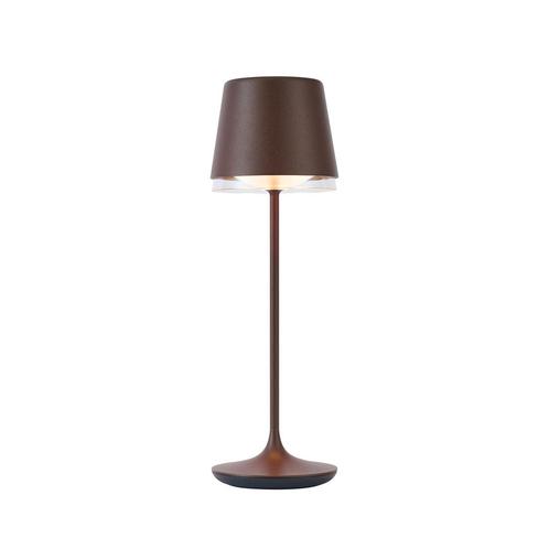 Tafellamp roestbruin incl. LED IP65 oplaadbaar met, Huis en Inrichting, Lampen | Tafellampen, Nieuw, Minder dan 50 cm