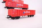 Lima H0 - L303526 - Modeltrein goederenwagon (3) - Drie open, Nieuw