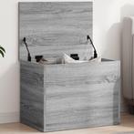 vidaXL Opbergbox 60x42x46 cm bewerkt hout grijs sonoma, Verzenden, Nieuw