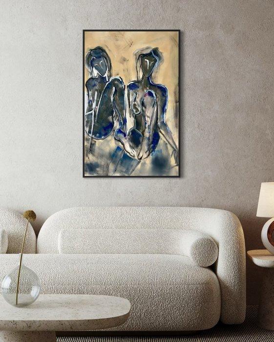 Harper - Deux Beautés - XL, Antiek en Kunst, Kunst | Schilderijen | Modern