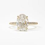 Ring - 14 karaat Geel goud - 3.23ct. tw. Diamant (Lab-grown), Sieraden, Tassen en Uiterlijk, Ringen, Nieuw