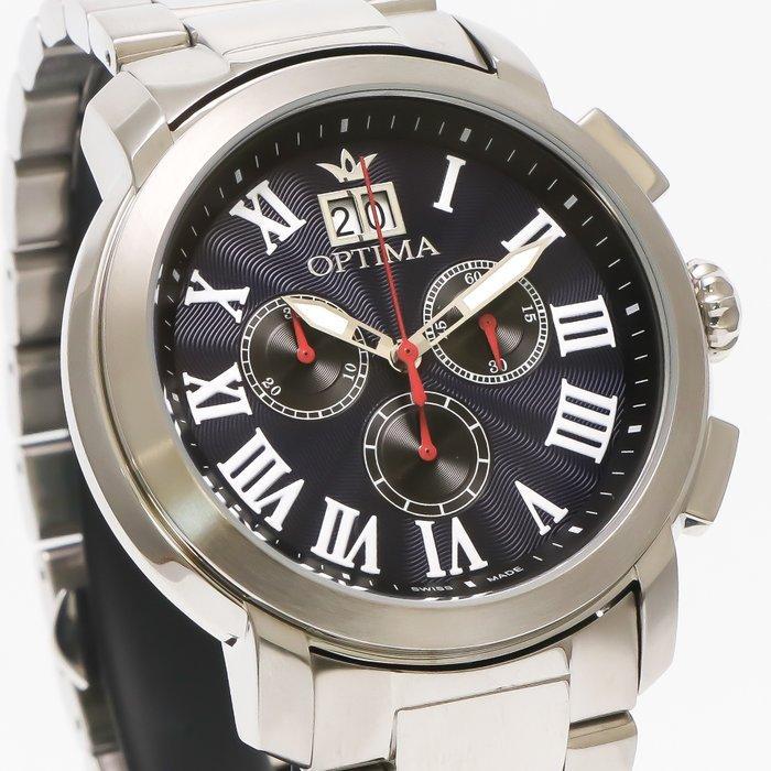Optima - Swiss Chronograph - OSC392-SS-9 - Zonder, Sieraden, Tassen en Uiterlijk, Horloges | Heren