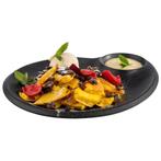 GGM Gastro | (6 stuks) Bord - NERO - Melamine - 300x250mm -, Verzenden, Nieuw, Effen, Bord(en)