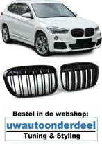 Bmw X1 F48 Grill Nieren M Look Dubbele Spijl Glans Zwart, Auto-onderdelen, Overige Auto-onderdelen, Nieuw, BMW, Verzenden