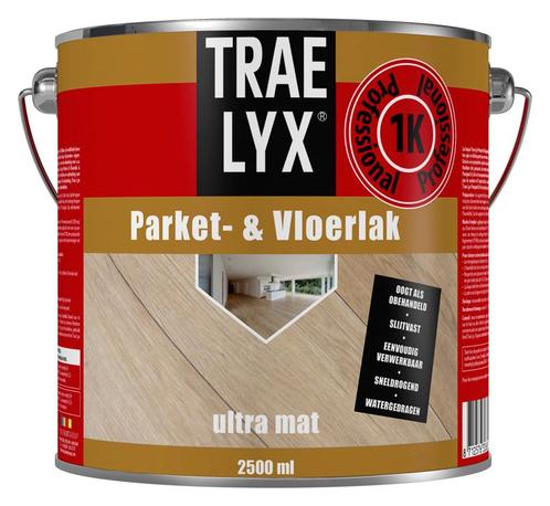 Trae lyx parket vloerlak ultramat, 2,5 liter, Doe-het-zelf en Verbouw, Verf, Beits en Lak, Nieuw, Verzenden