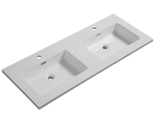 Badplaats Wastafel Angela 120 x 48 cm - Wit - Wasbak, Huis en Inrichting, Badkamer | Badkamermeubels, Nieuw, Verzenden