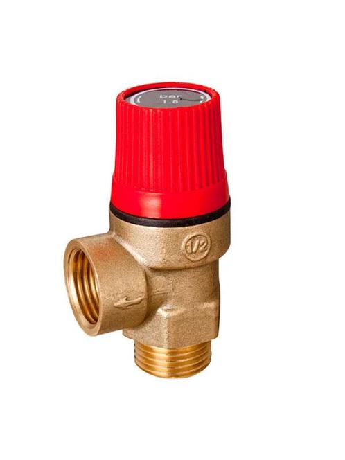 Overstort ventiel 3 bar  1/2 (CV ketel aansluitmateriaal), Doe-het-zelf en Verbouw, Verwarming en Radiatoren, Cv-ketel of Combi-ketel